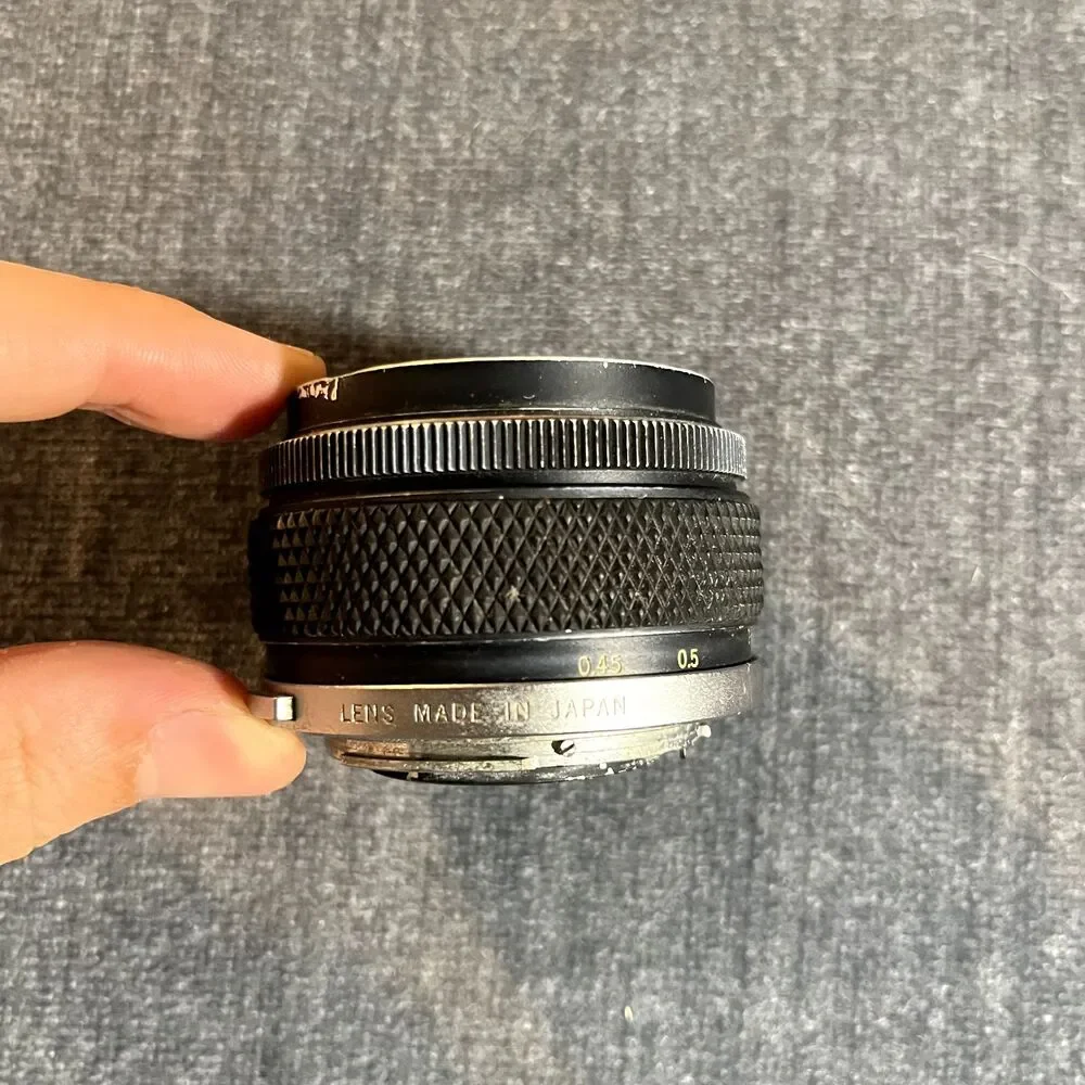 Lot of 2 Olympus OM-System Zuiko Auto-S 50mm f/1.4 and 75-150mm f/4 *Untested*